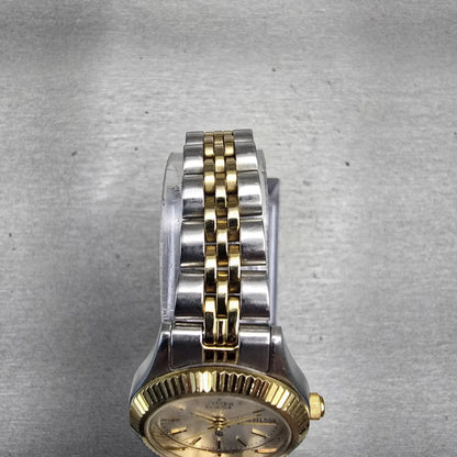 Citizen CQ Watch Women 25mm Silver Dial Two Tone Daydate 1002-R15119 New Battery4