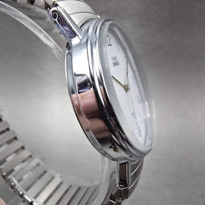 Timex Easy Reader Watch Men 35mm White Dial Silver Tone Round New Battery3