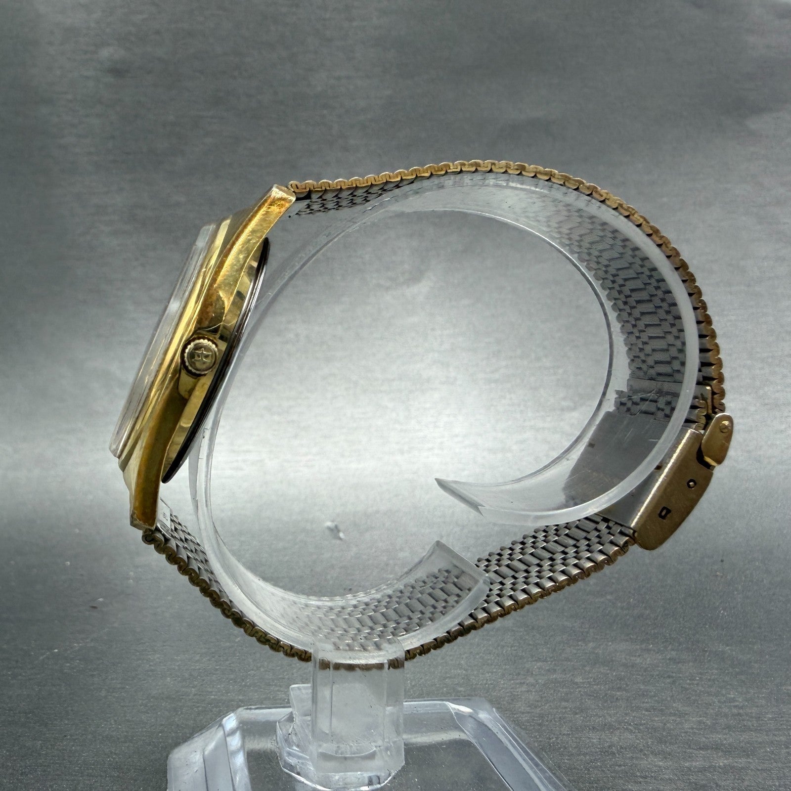 Hamilton Watch Men 34mm Champagne Dial Gold Tone Round 9850 Optimist INT PARTS7