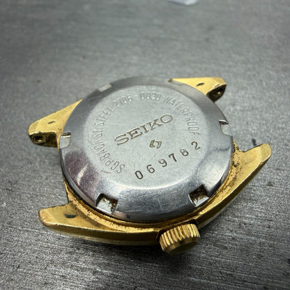 Seiko Automatic Watch Women 24mm Silver Dial Gold Tone Daydate 2706-0020 PARTS10