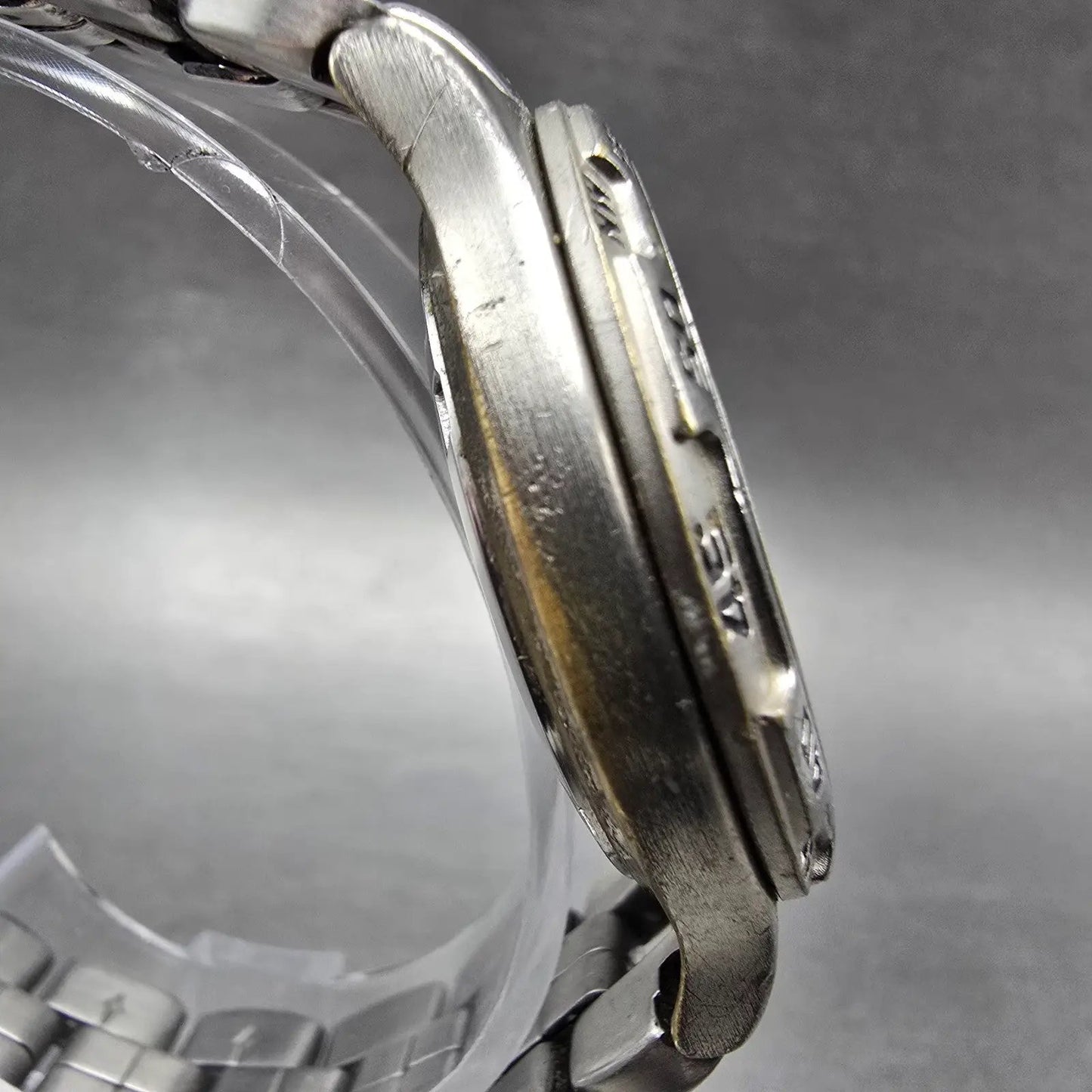 Fossil Blue Watch Women 35mm Black Dial Silver Tone Daydate BQ-9023 New Battery3