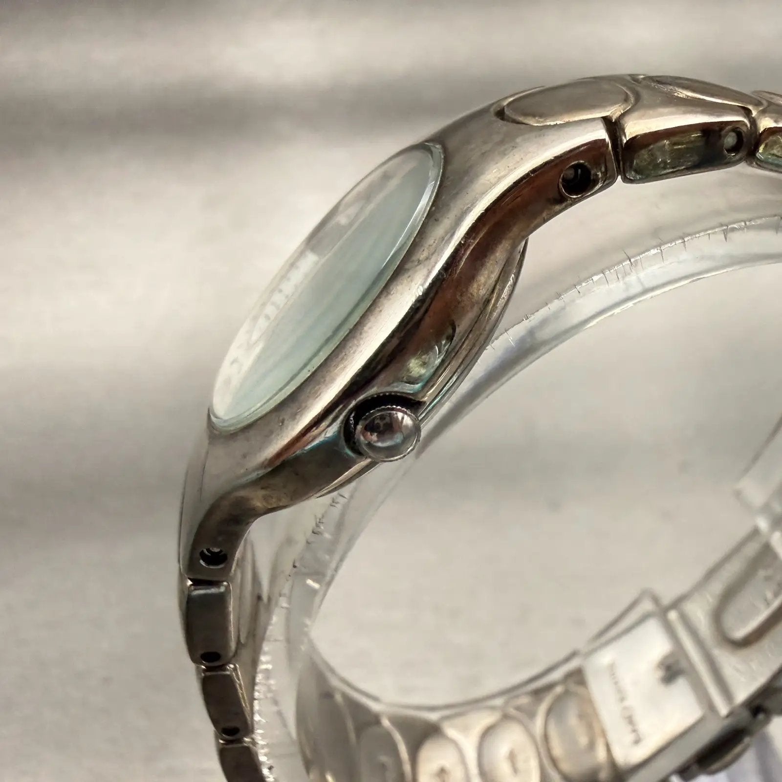 Citizen Watch Women 26mm White Dial Silver Tone Date Round 1012-S95994 New Batt2