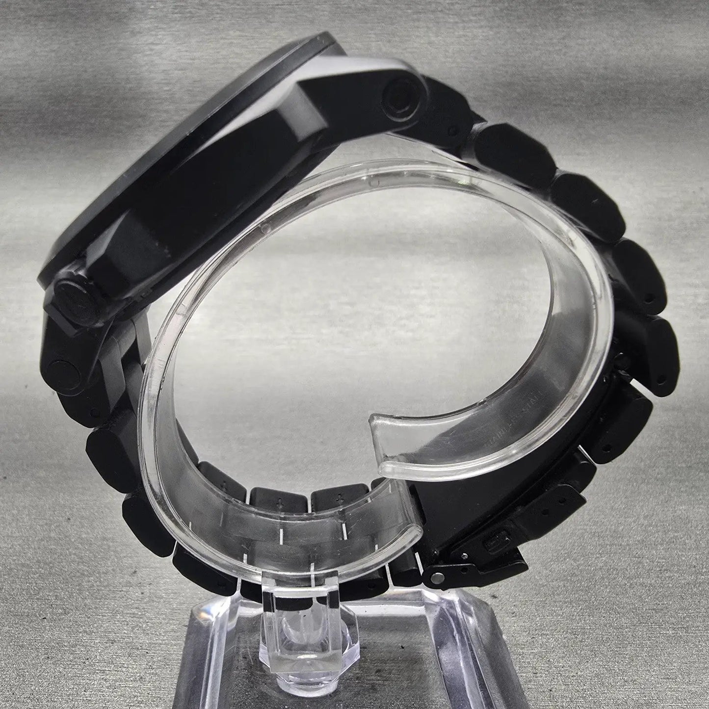 Nixon The Ranger Watch Men 45mm Black Dial Black Tone Round New Battery6