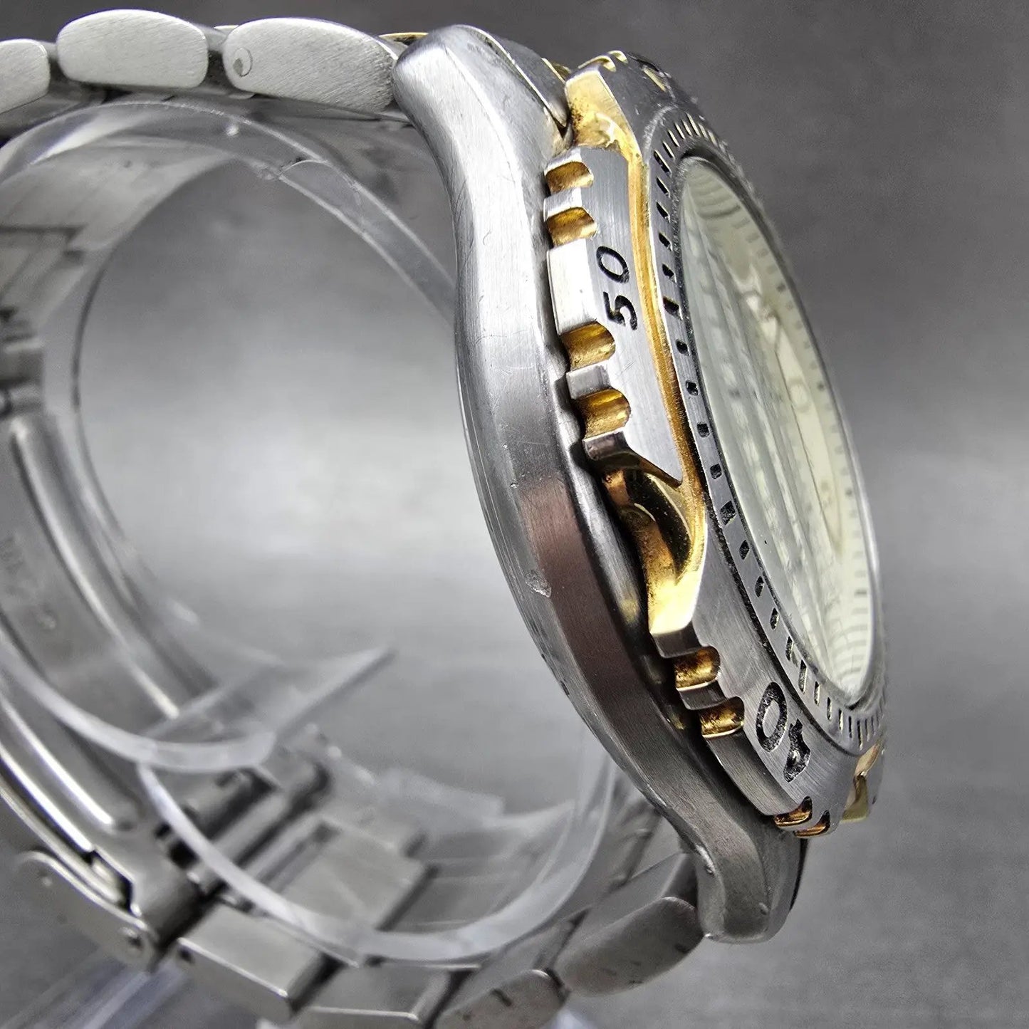 Citizen Promaster Dive Watch Men 40mm Cream Dial Two Tone Daydate READ!!! NewBat3