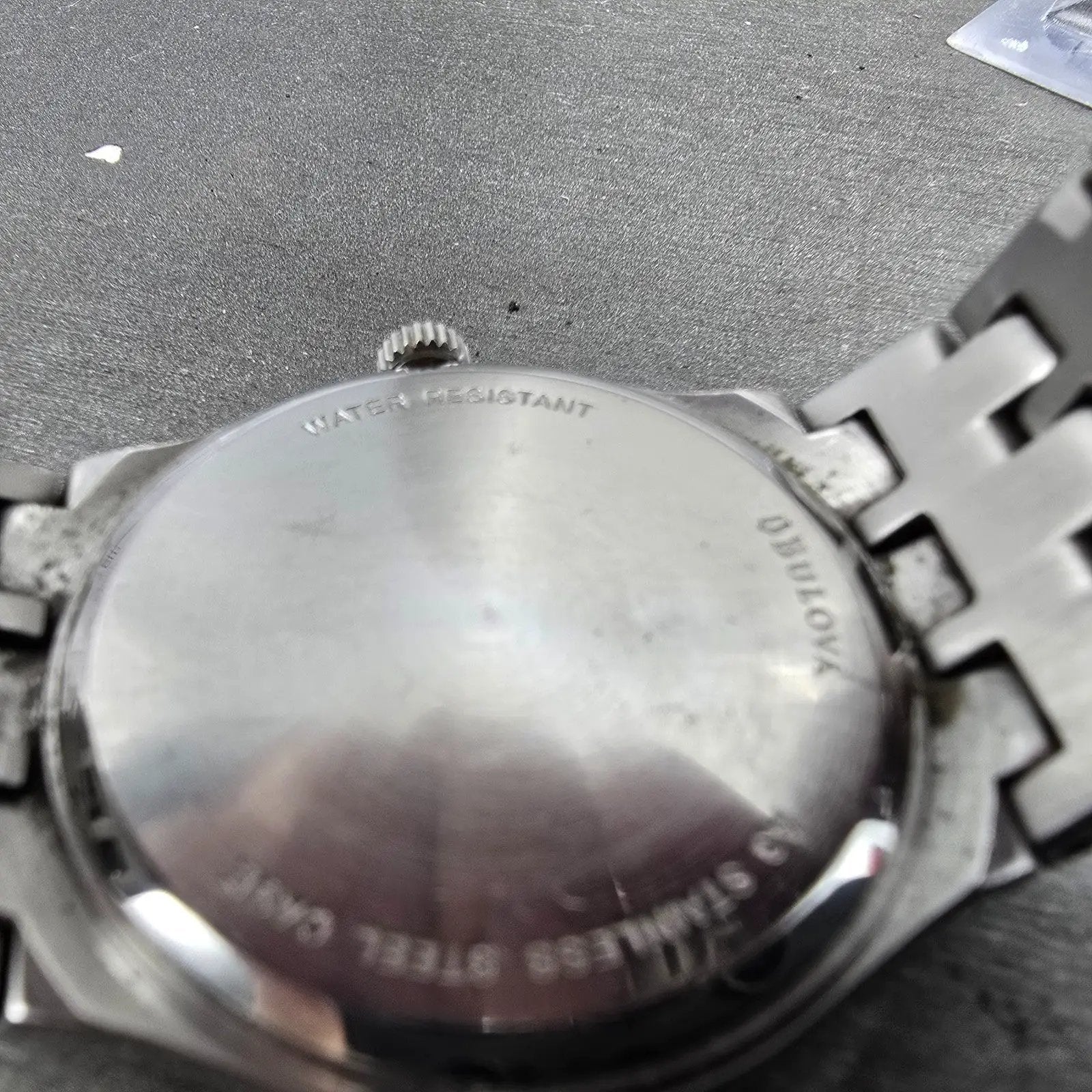 Bulova Watch Men 36mm Silver Dial Silver Tone Daydate Round 96C22 New Battery9