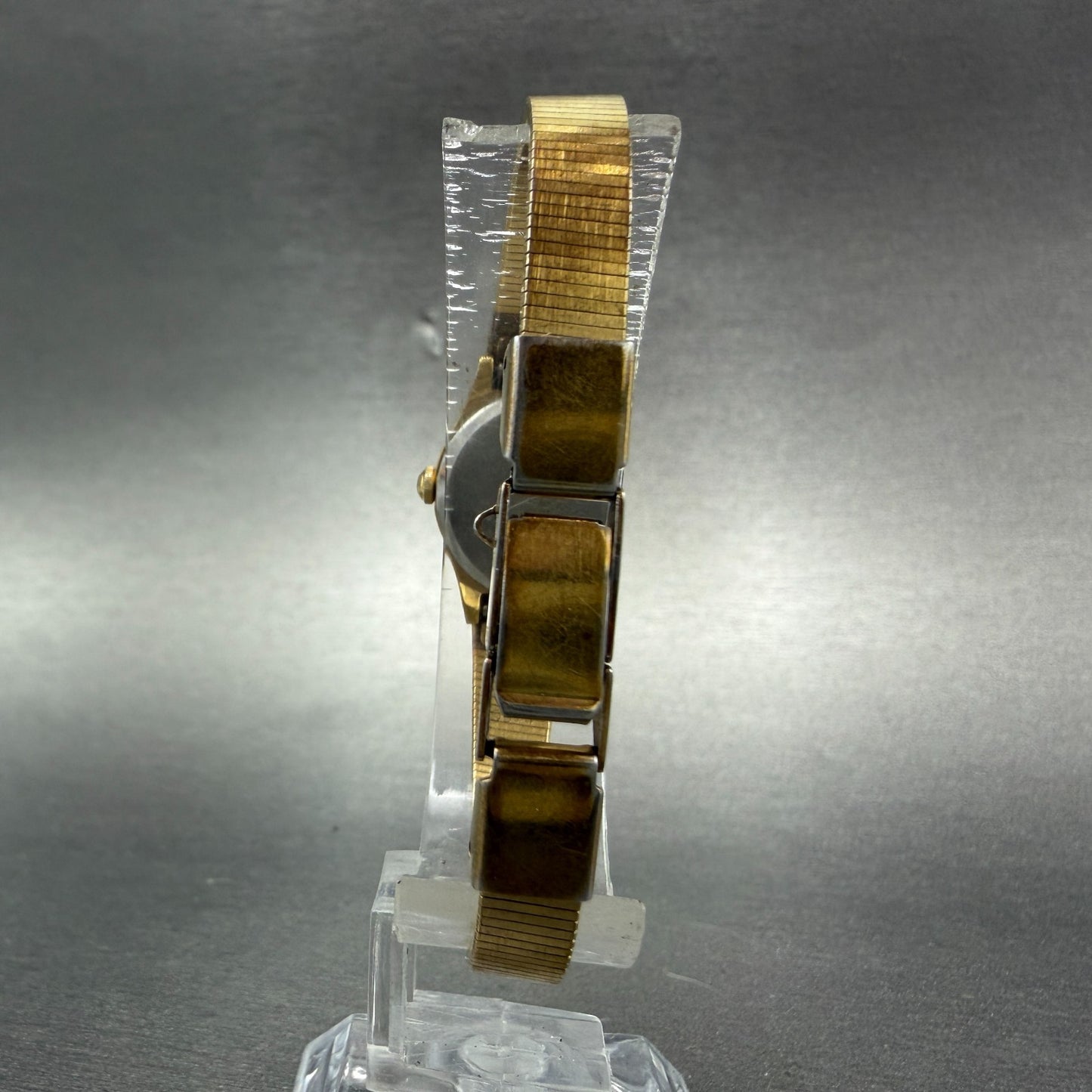 Seiko Watch Women 16mm Champagne Dial Gold Tone Round 5420-0029 New Battery VTG7