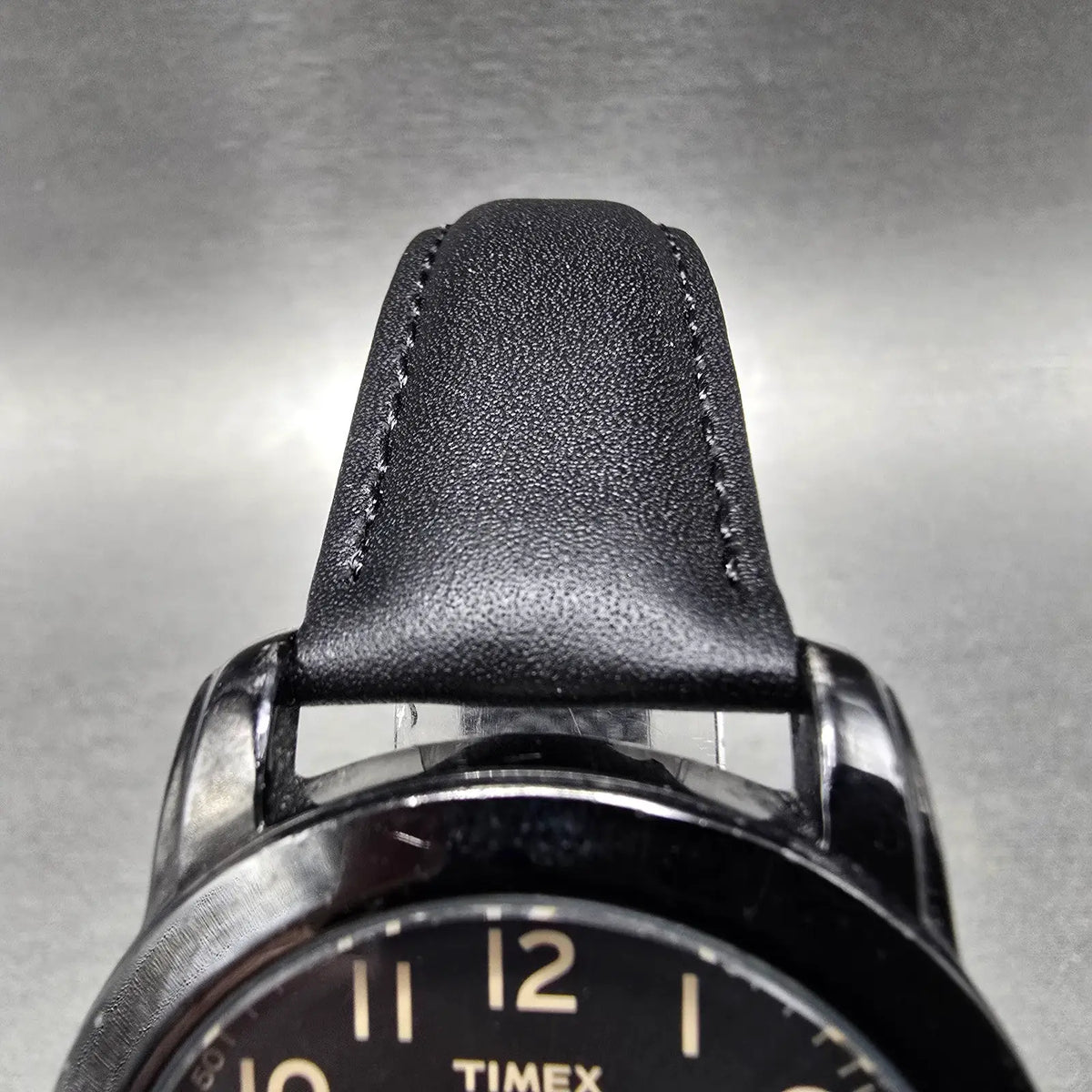 Timex Highland Street Wathc Men 39mm Black Dial Black Case Date New Battery4