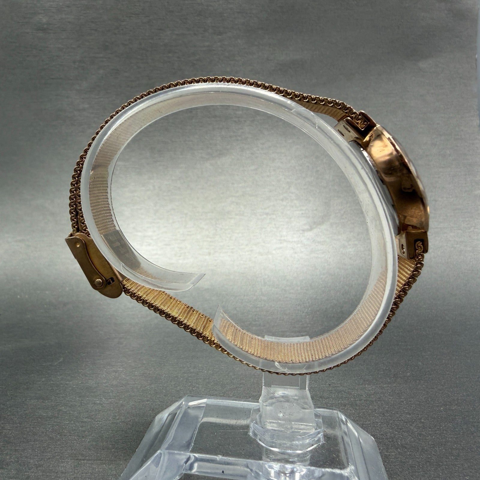 Skagen Watch Women 25mm Brown MOP Dial Rose Gold Tone Round New Batt Mesh Band8
