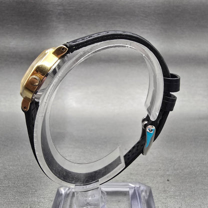 Citizen CQ Watch Women 22mm Champagne Dial Gold Tone Octagon 4-753917 New Batt6