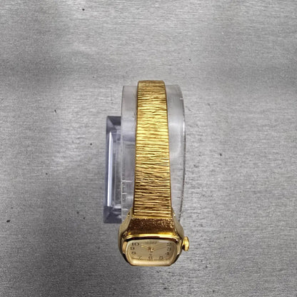 Citizen CQ Watch Women 16mm Champagne Dial Gold Tone Oval 5920-S50150 New Batt4