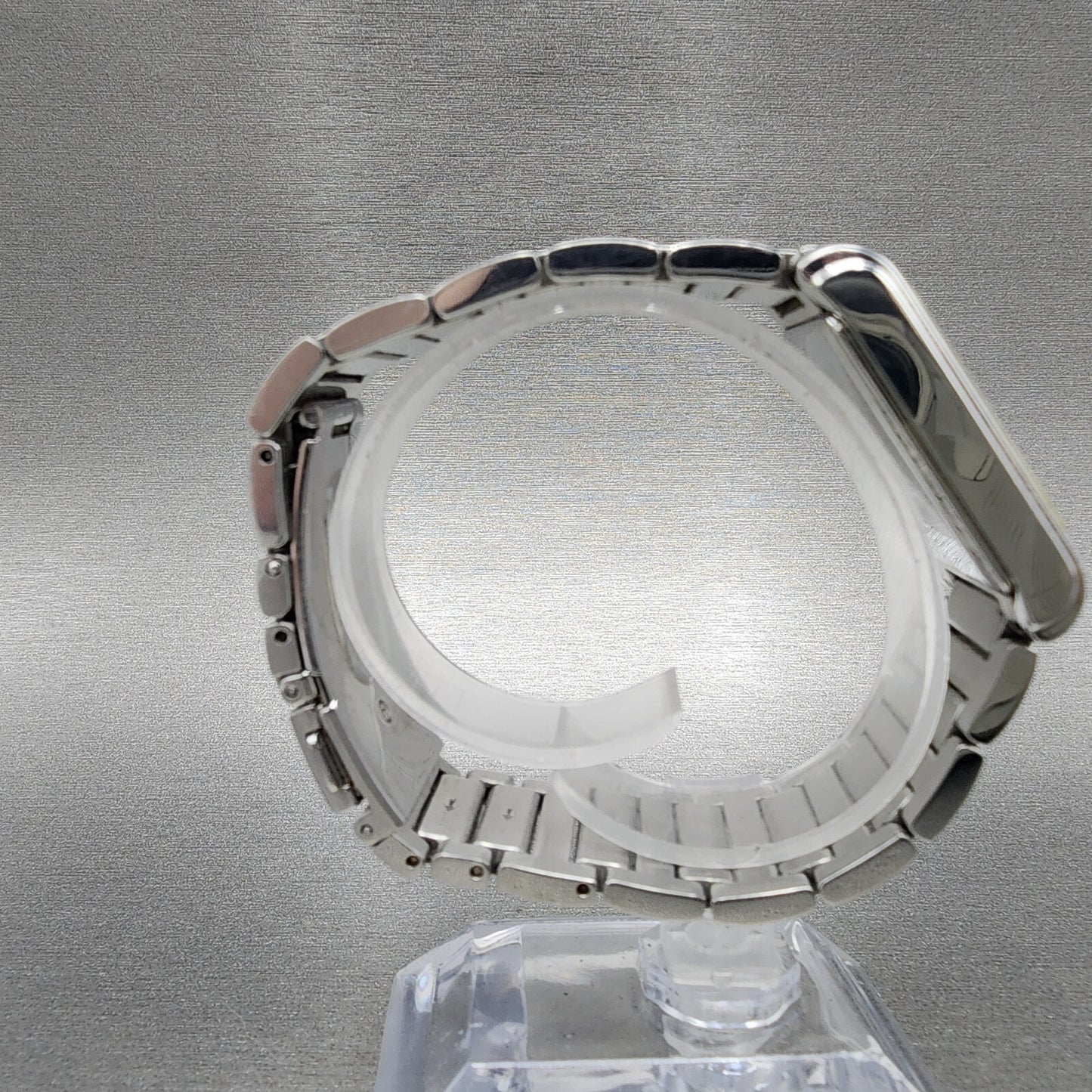 Citizen EcoDrive Tank Watch Women 26mm White Dial Silver Tone Date Runs8