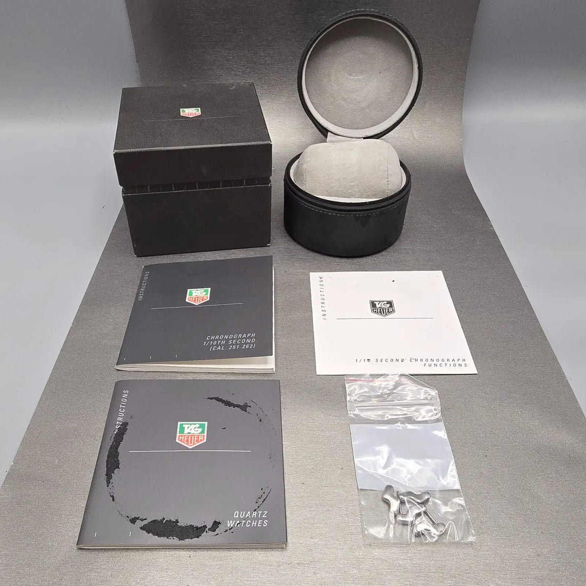 Tag Heuer Professional Chronograph Watch Men 38mm White Dial Steel Date CG111212