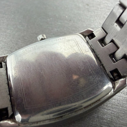 Bulova Tank Watch Women 26mm Silver Dial Silver Tone Rectangle 96L130 NewBattery9