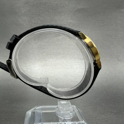 Seiko Watch Women 22mm Champagne Dial Gold Tone Oval 2320-5290 New Battery VTG8