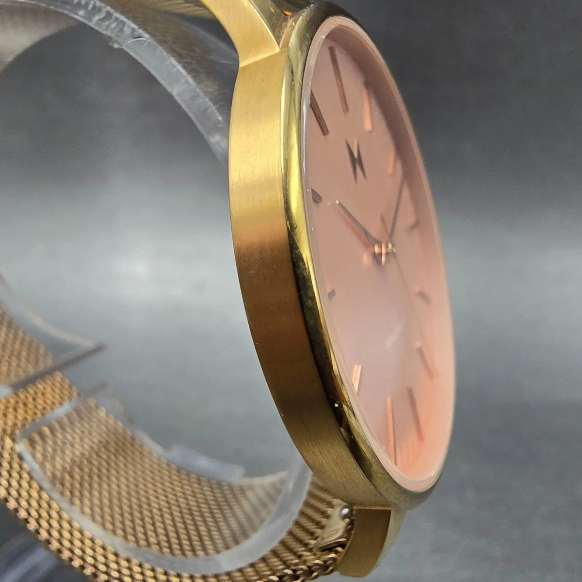 MVMT Boulevard Hermosa Watch Women 38mm Rose Dial Rose Gold Round New battery3