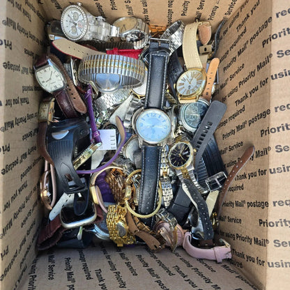 Watch Lot Men Women Jules Jurgenson Fossil Timex Skagen 17.6 LB VTG Modern PARTS5