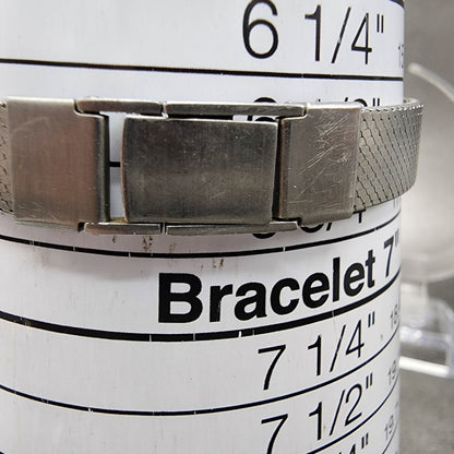 Rado Silky Watch 19mm Women Silver Dial Silver Tone Manual Rectangle Runs11