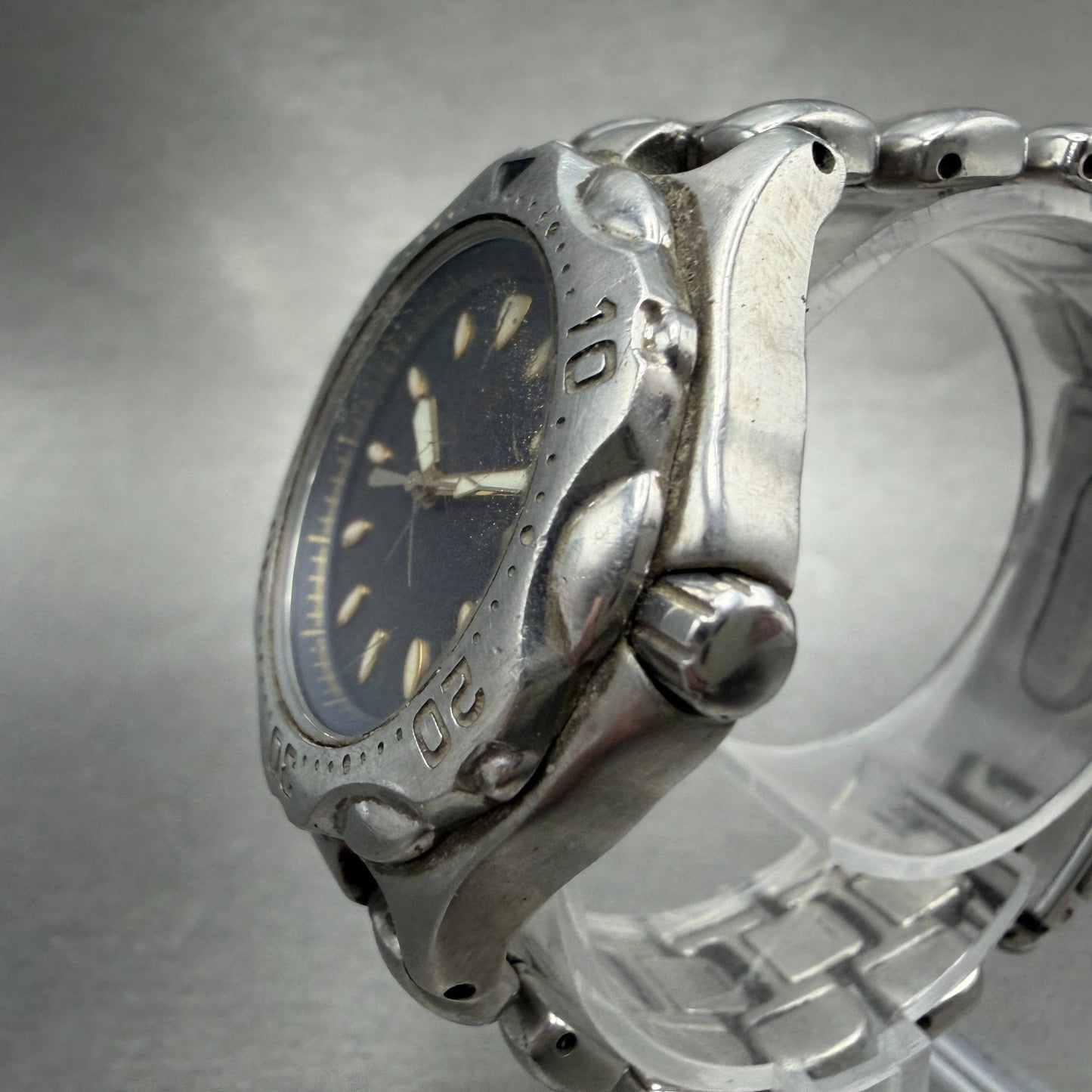Seiko Alba Sefaire Dive Watch Men 38mm Blue Dial Steel Round V701-1Y59 New Batt2