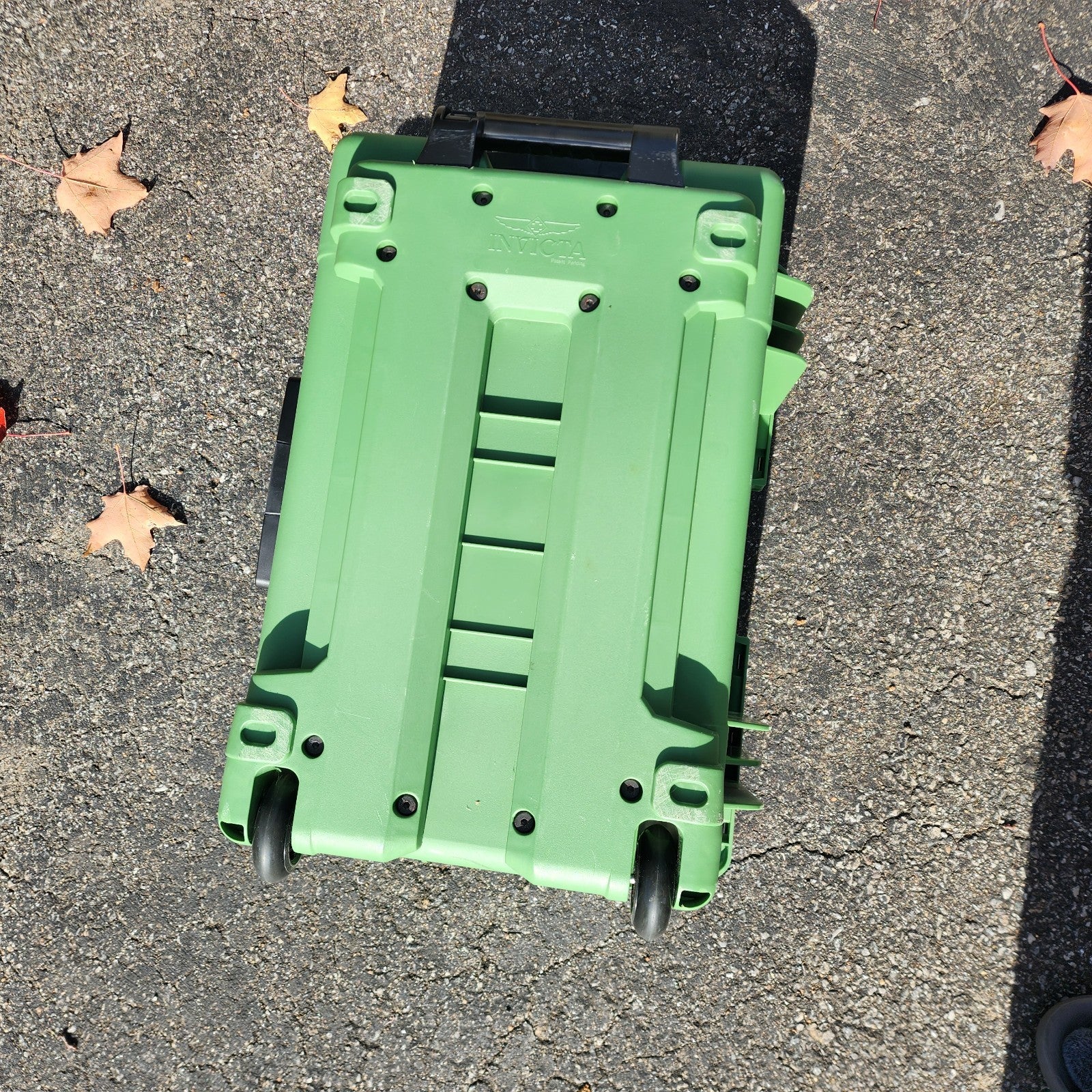 Invicta 50 Slot Watch Case Hard Rolling Green Plastic 3 Tier Handle5