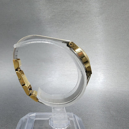 Bulova Watch Women 16mm Champagne Dial Gold Tone Round 83391 New Battery8