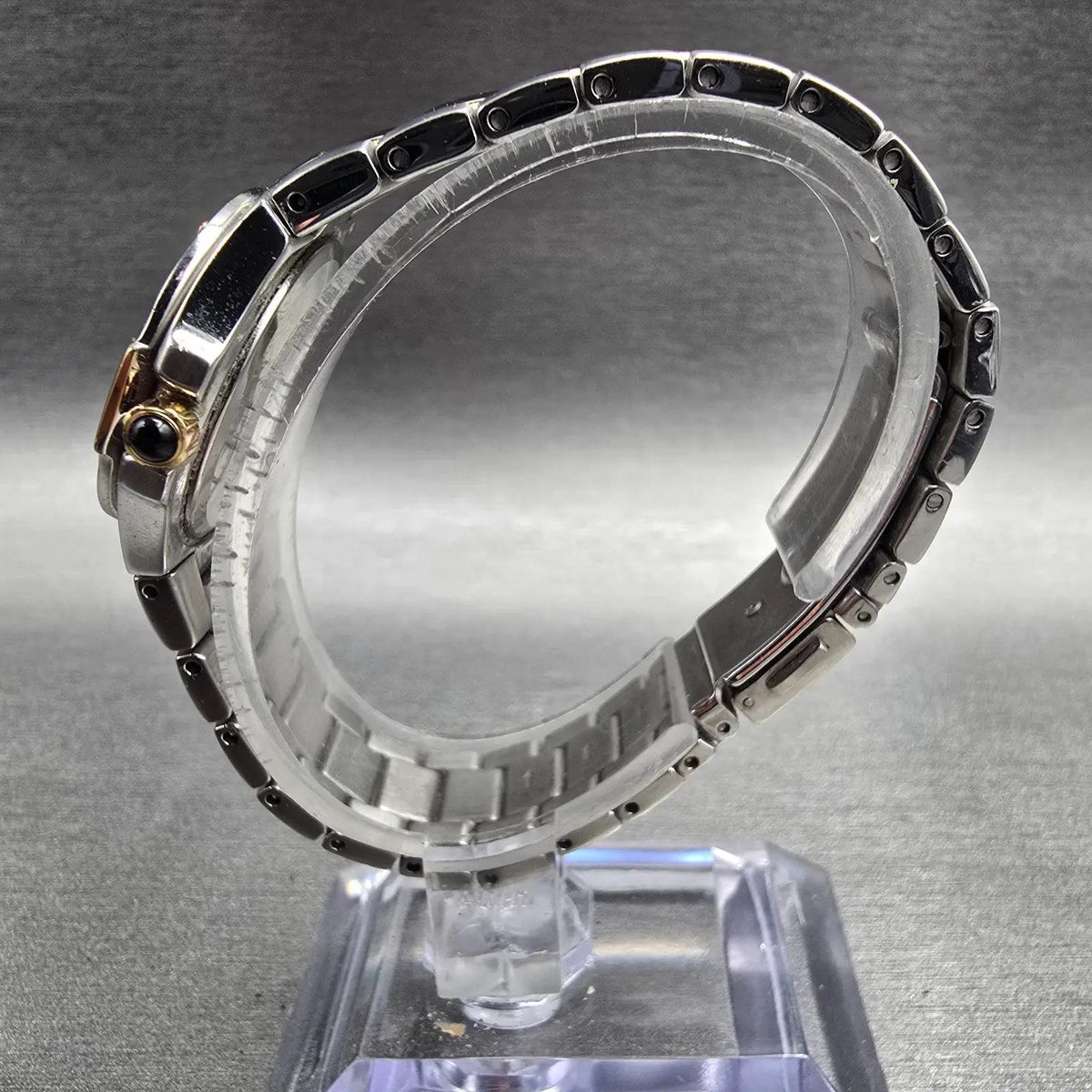 Seiko Coutura Watch Women 26mm MOP Dial Two Tone Date Gemmed 7N82-0CG0 New Batt6