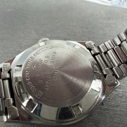 Seiko Watch Women 26mm Green Dial Silver Tone Daydate 2623-0100 New Battery9