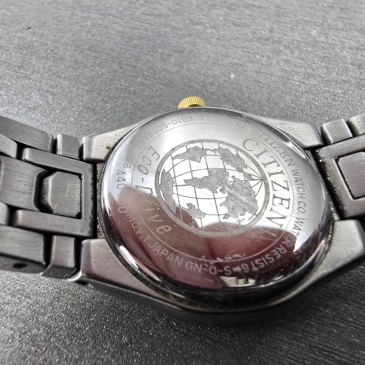 Citizen Eco-Drive Watch Women 25mm White Dial Two Tone Date Diamond Bezel Works9