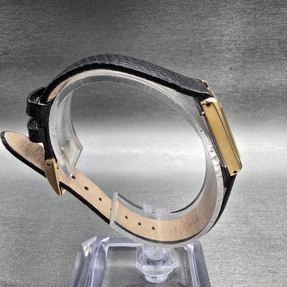 Citizen Tank Watch Women 17mm Black Dial Gold Rectangle 3220-S18604 New Battery8