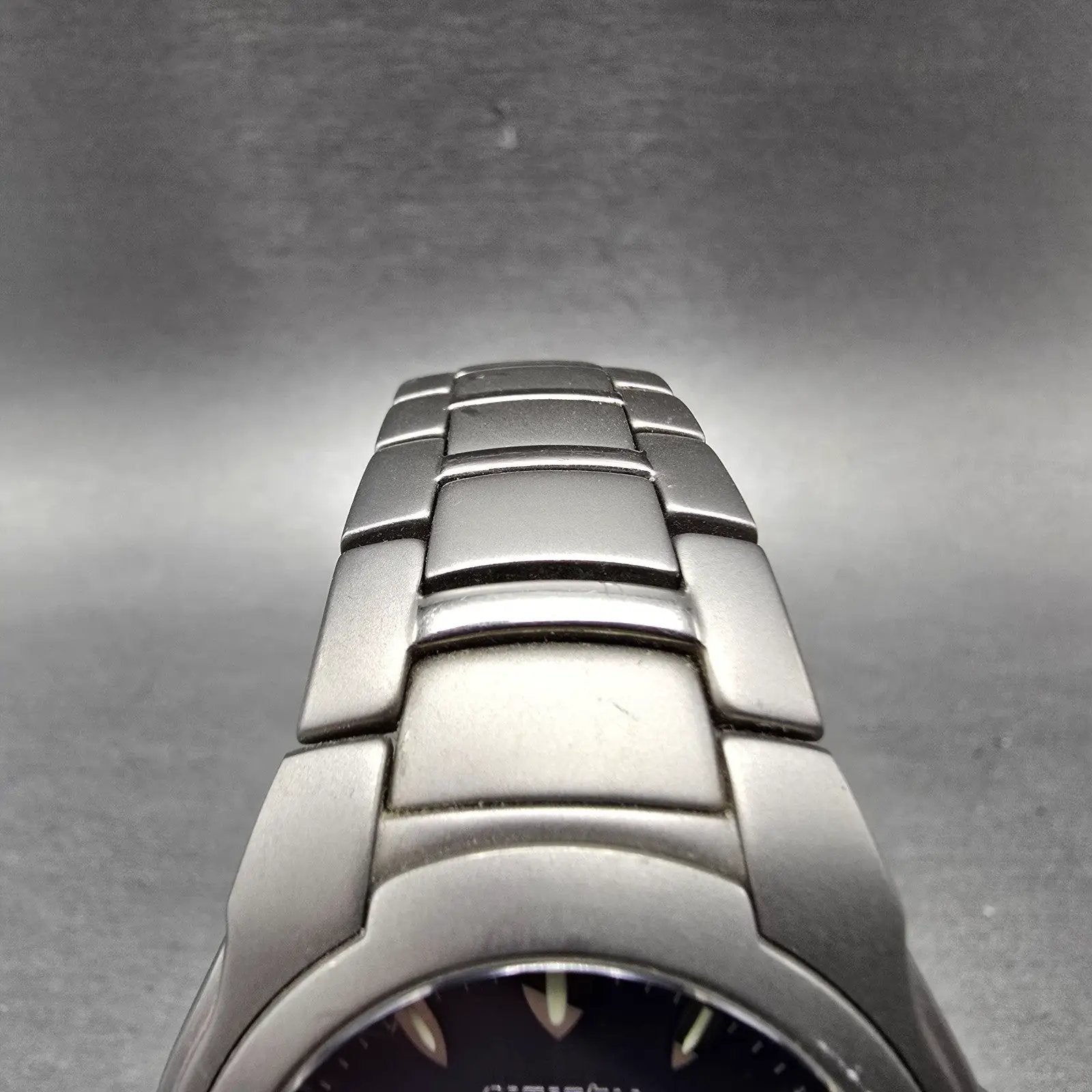 Citizen Eco-Drive Perpetual Calendar Watch Men 36mm Blue Dial Titanium Date Runs4