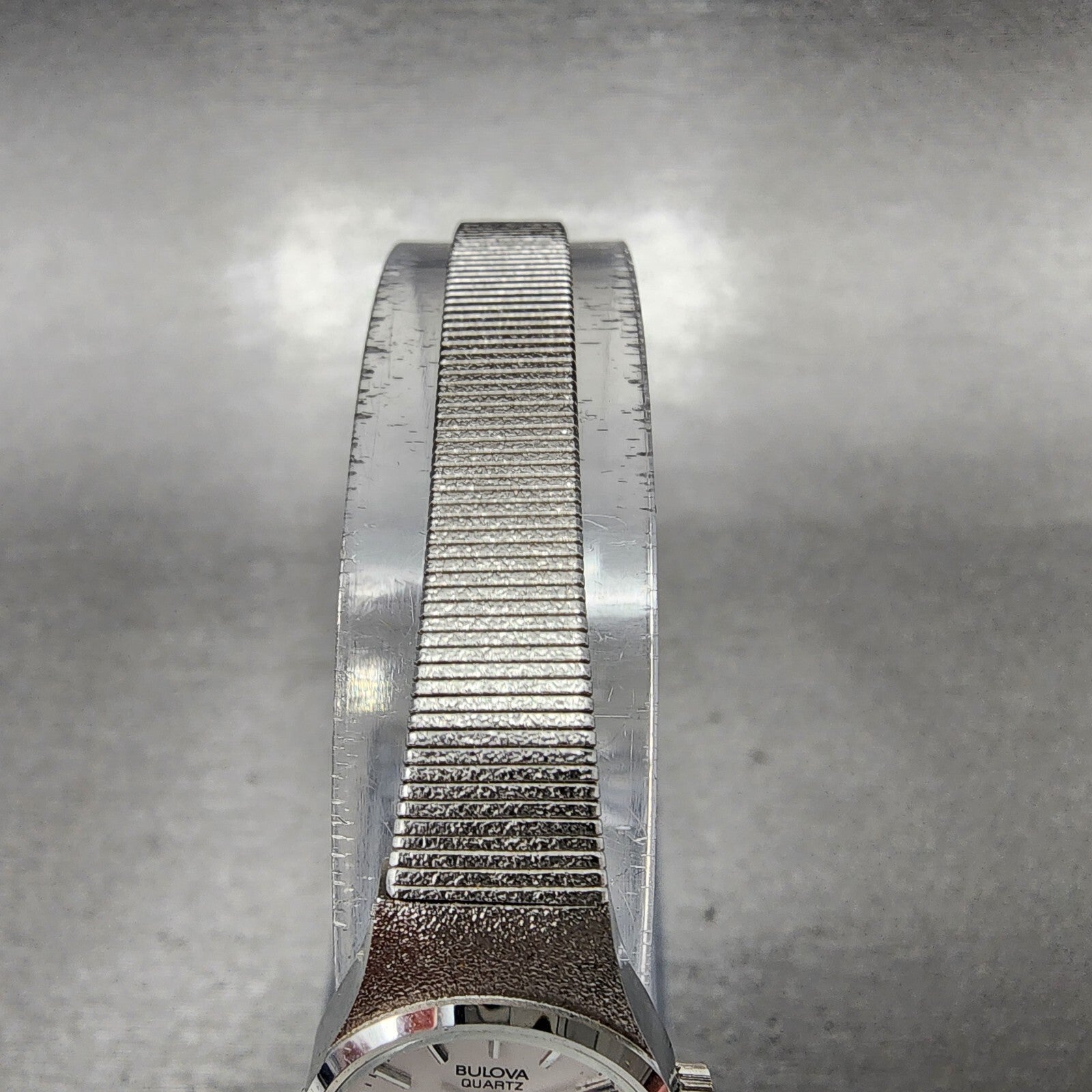 Bulova Watch Women 17mm White Dial Stainless Steel Round 91E03W New Battery NOS6