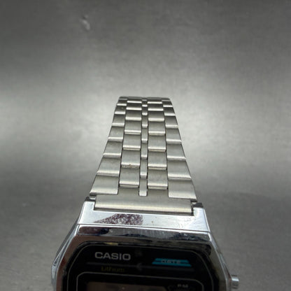 Casio B-614W Watch Men 34mm Digital Silver Tone Octagon Date New Battery4