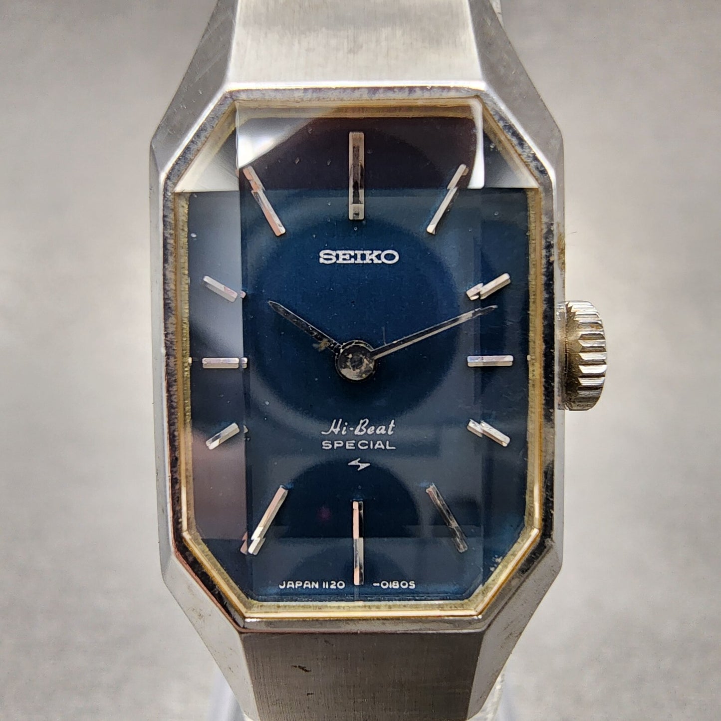 Seiko Special Watch Women 18mm Blue Dial Silver Tone Manual 11207030 Runs1