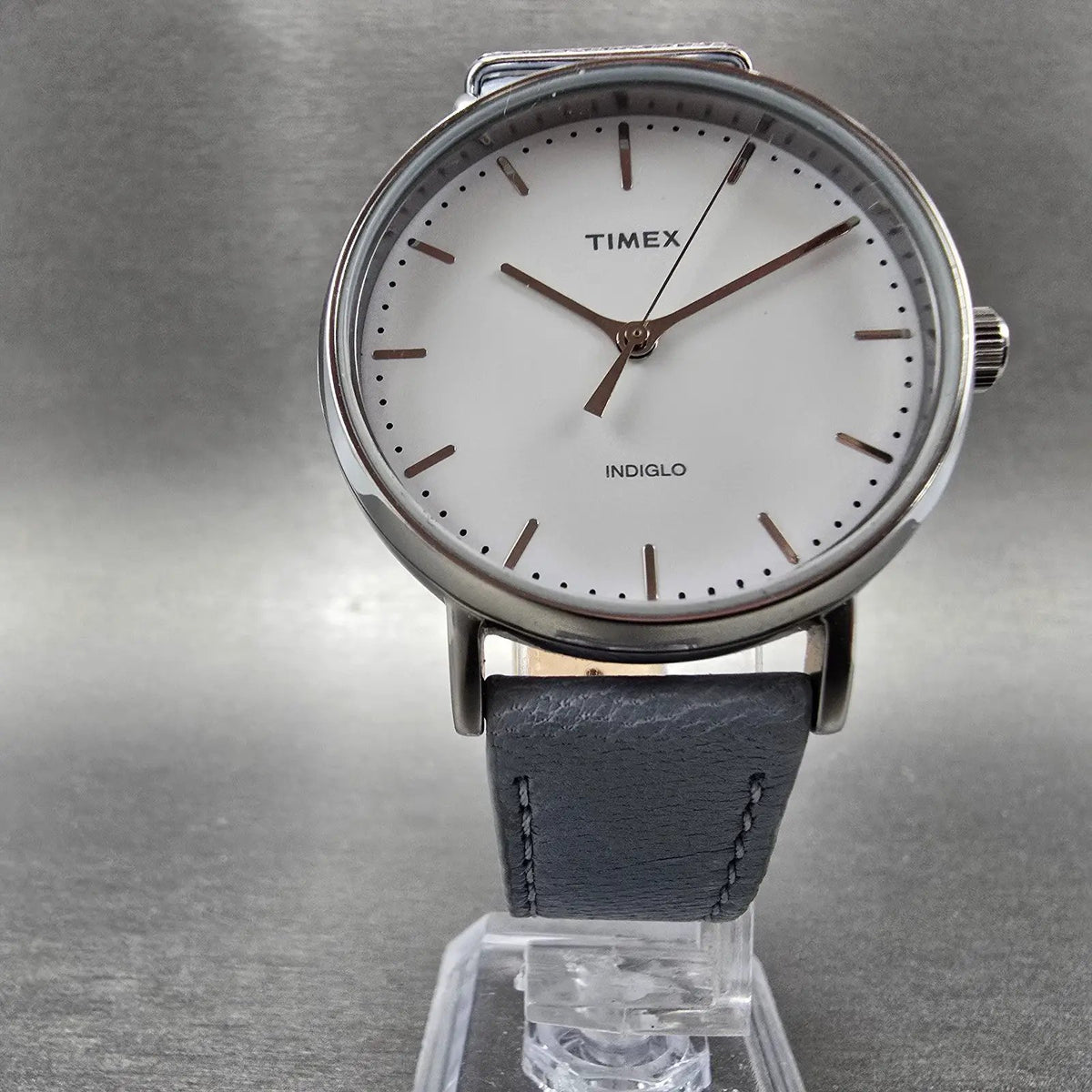 Timex Fairfield Watch Women 37mm White Dial Silver Round TW2R70300 New Battery5