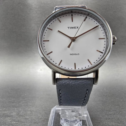 Timex Fairfield Watch Women 37mm White Dial Silver Round TW2R70300 New Battery5
