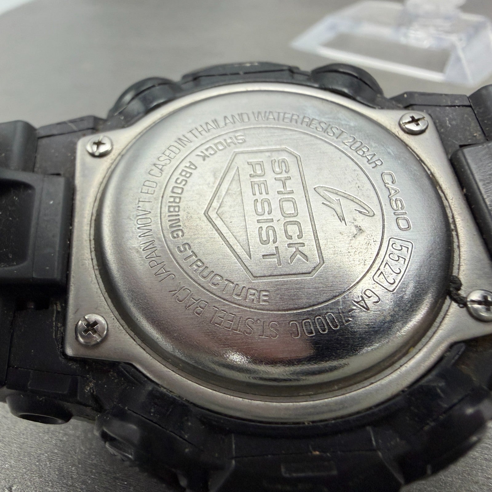 Casio G-Shock GA-700DC Watch Men 53mm Analog Digital Black Alarm Chrono NewBat9