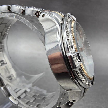 Invicta Automatic Heart Watch Women 33mm MOP Dial Two Tone Round 0287 Runs3