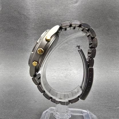 Seiko Alba Epsilon Watch Men 41mm Black Dial Titanium Ana Digi Y911-0A10 PARTS7