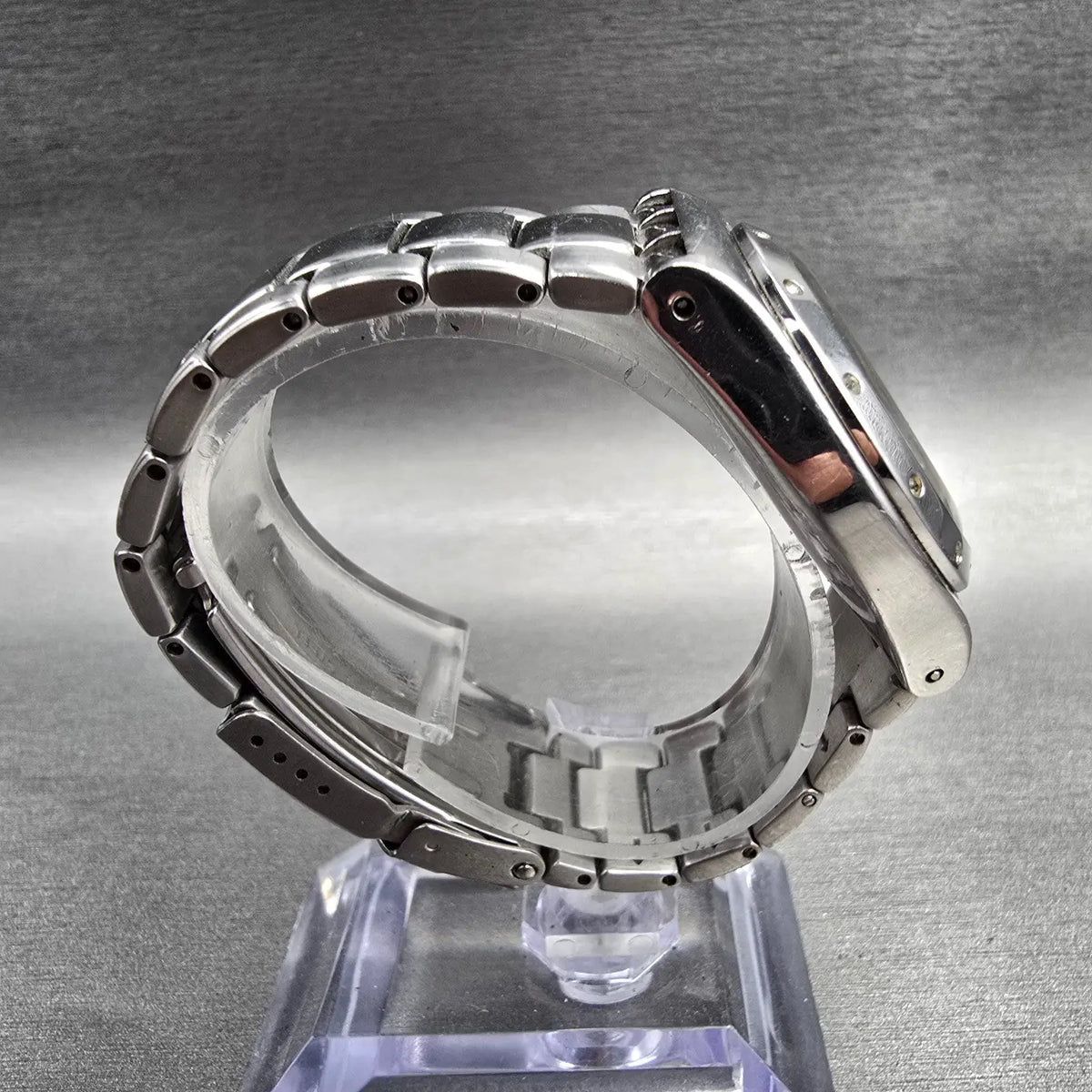 Swatch Her Tender Black Watch Women 33mm Black Dial Silver Tone YLS433G New Batt8