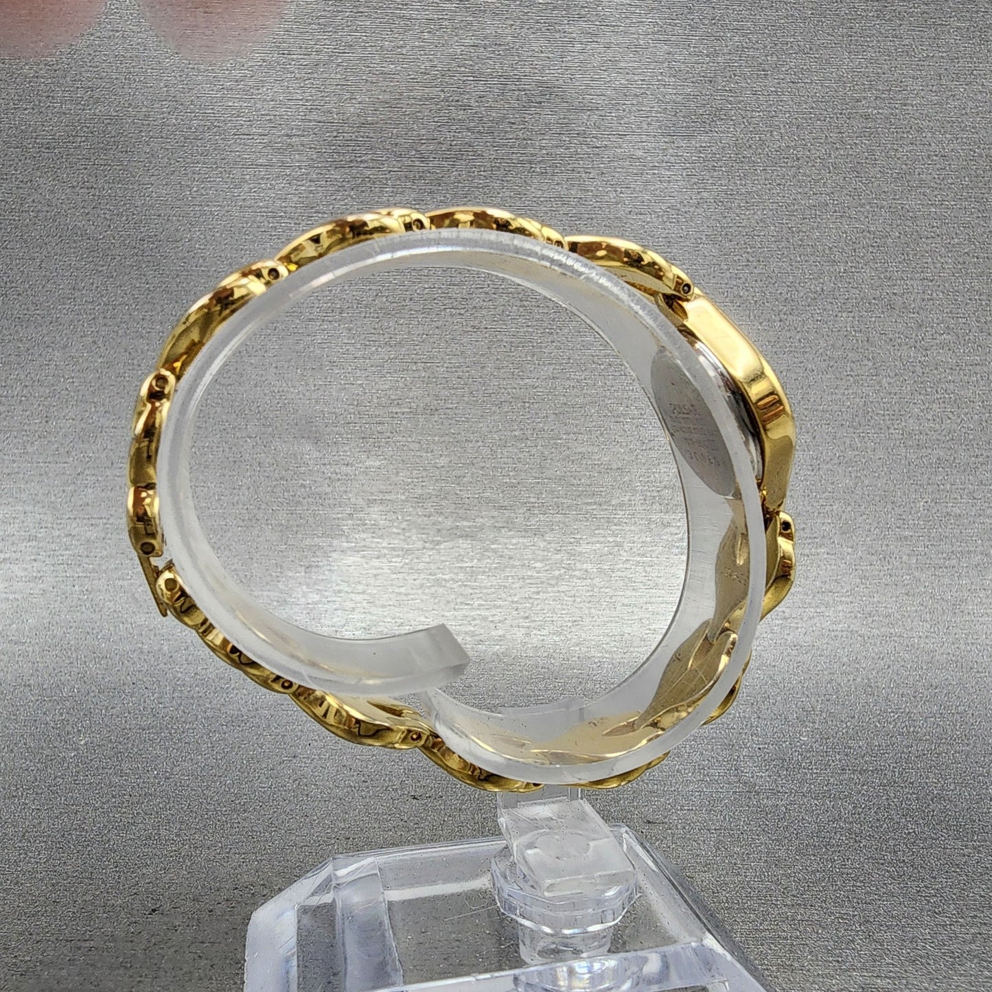 Seiko Pulsar Watch Women 18mm Red Dial Gold Tone Oval V8106510 New Battery8