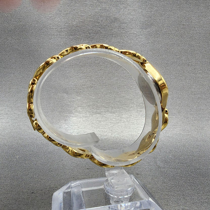 Seiko Pulsar Watch Women 18mm Red Dial Gold Tone Oval V8106510 New Battery8