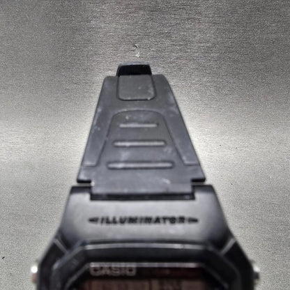 Casio Illuminator W-800H Watch Men 38mm Black Alarm Chrono Digital New Battery P4