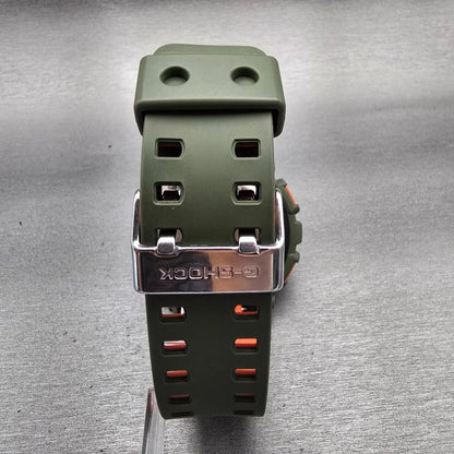 Casio G-Shock GA-110LN Watch Men 51mm Black Dial Green Chrono Alarm New Battery7