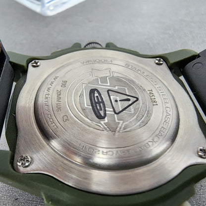 Timex Expedition Watch Men 41mm Brown Dial Green Case Analog Digital T4518110