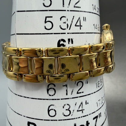 Raymond Weil Watch Women 21mm Gold Dial Gold Plated Diamonds 3740-1 New Battery11