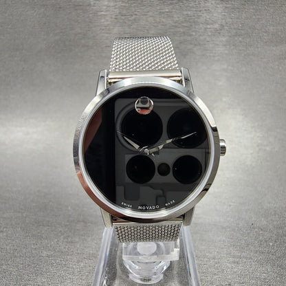 Movado Museum Classic Watch Women 28mm Black Dial Stainless steel Round 0607220