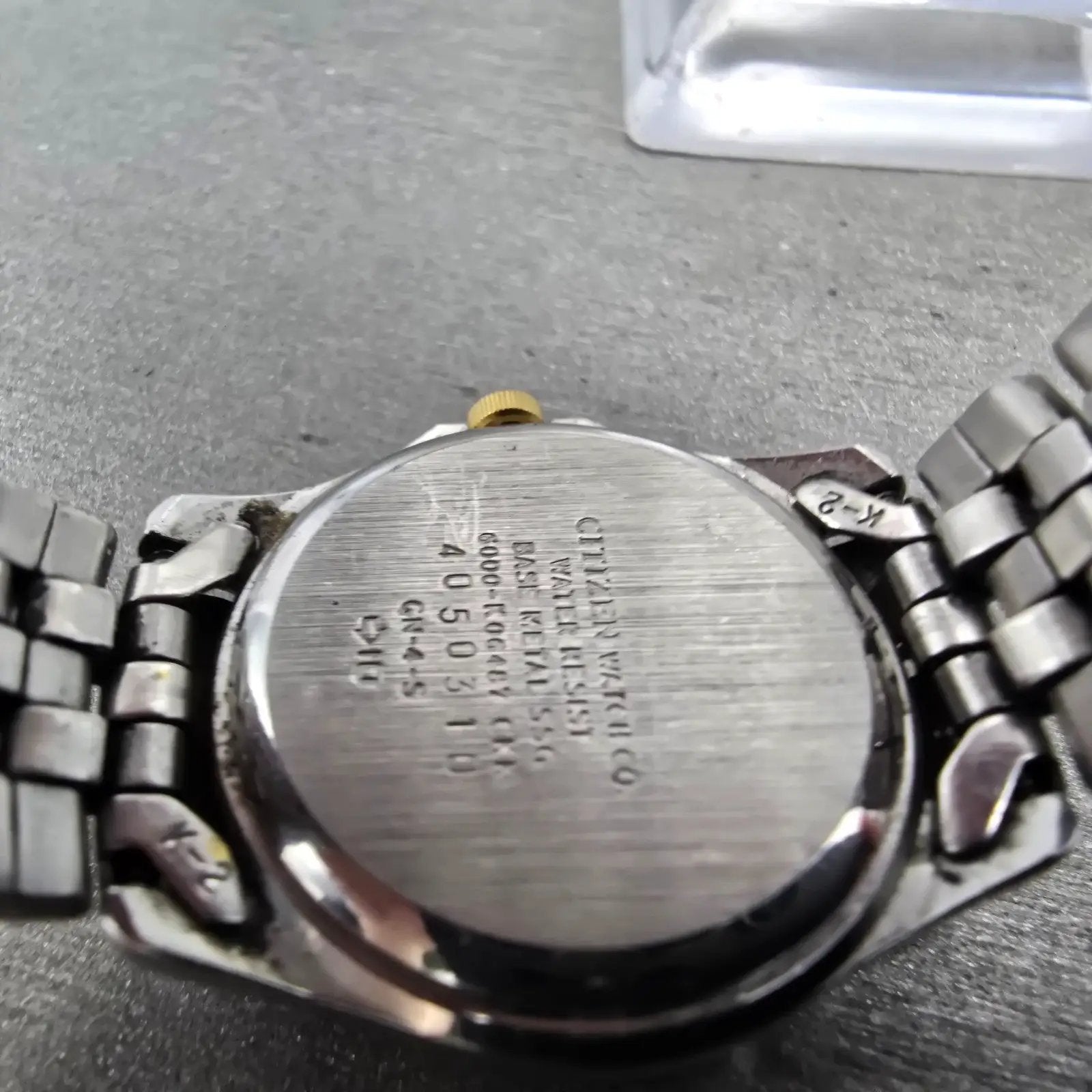 Citizen Dive Watch Women 27mm Black Dial Two Tone Daydate 6000-K06487 NewBattery9