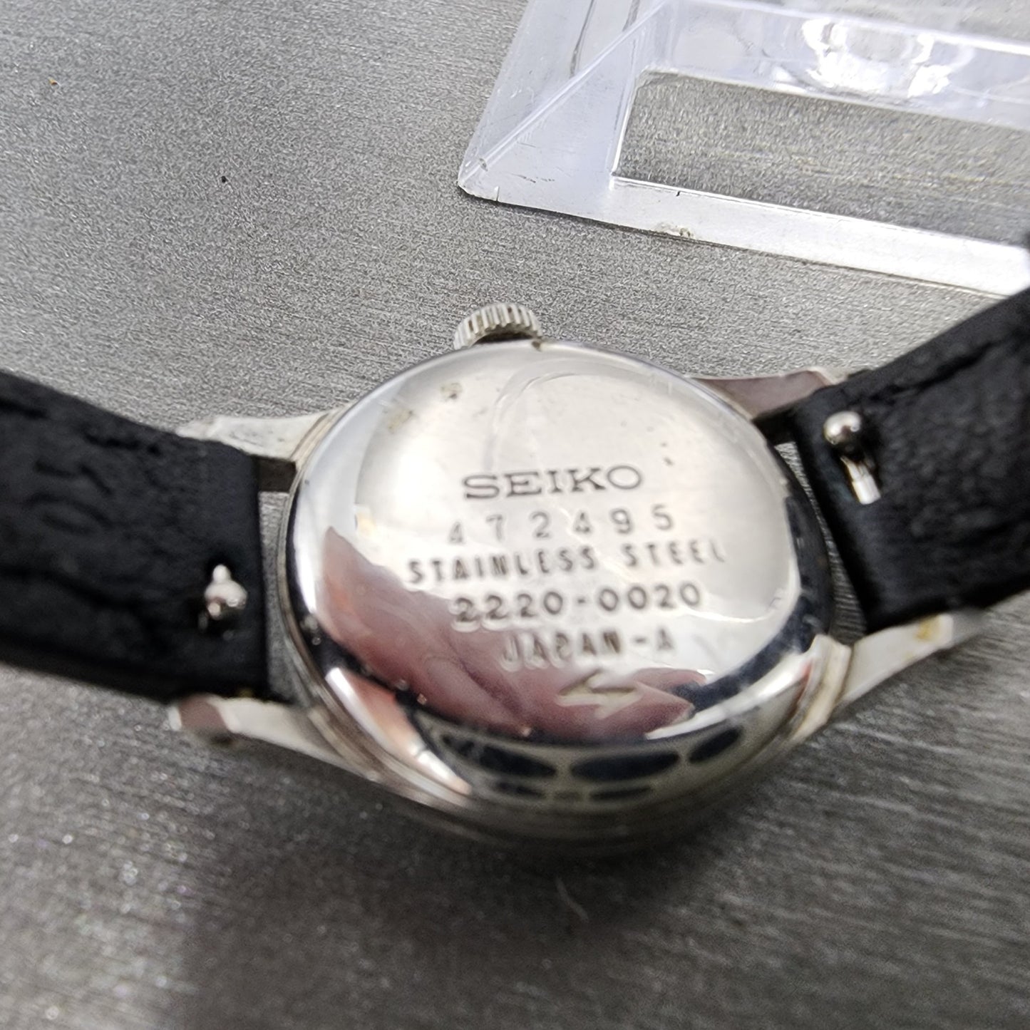 Seiko Watch Women 21mm Silver Dial Silver Tone Round 22200020 Manual Runs9