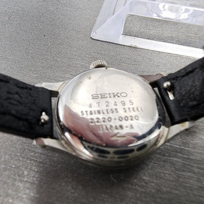 Seiko Watch Women 21mm Silver Dial Silver Tone Round 22200020 Manual Runs9