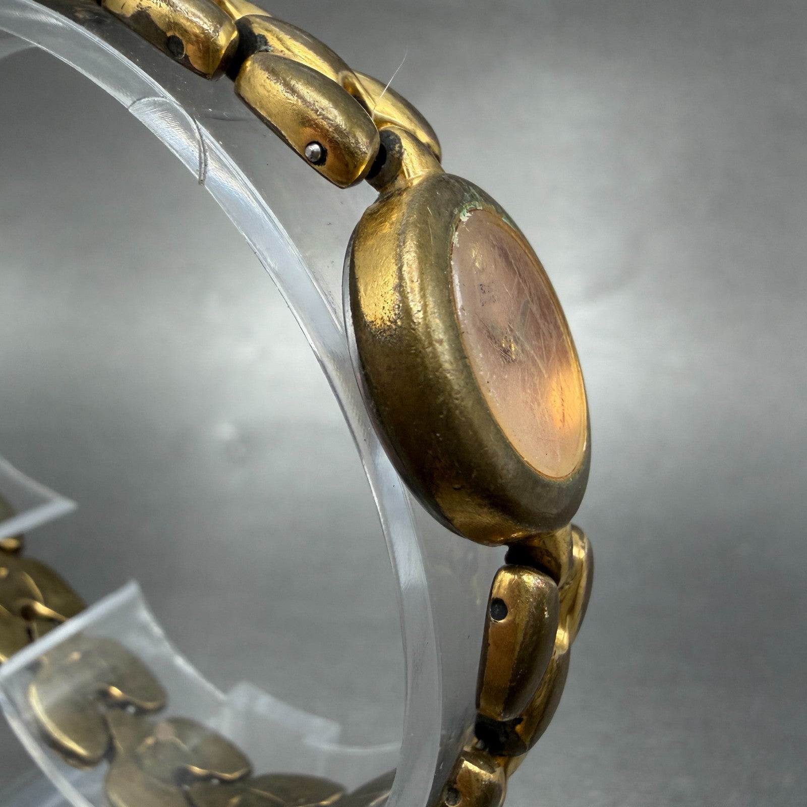 Seiko Watch Women 19mm Pink Dial Gold Tone Round 4N00-1138 New Battery Vintage3