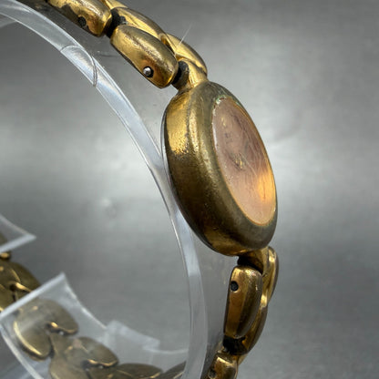 Seiko Watch Women 19mm Pink Dial Gold Tone Round 4N00-1138 New Battery Vintage3